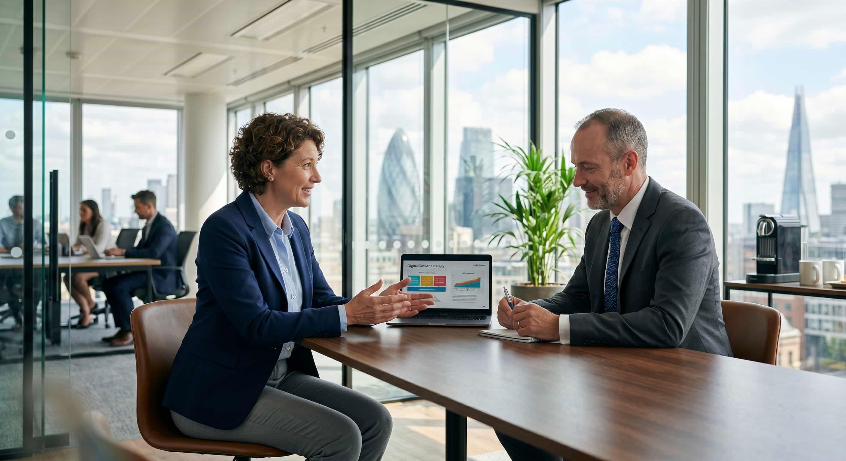 Professional IT consultancy support and strategy session in Barking, East London