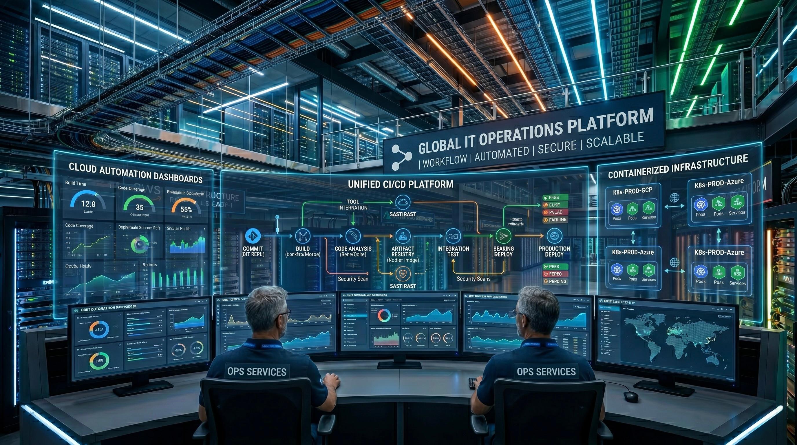 Live cloud monitoring dashboard showcasing SKN IT's proactive maintenance