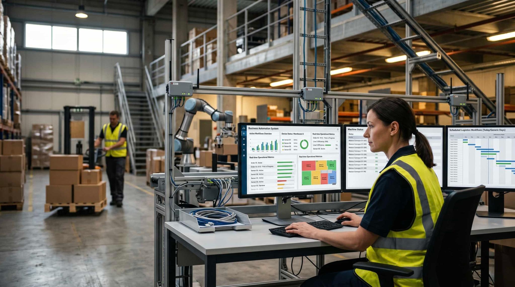 Industrial business automation and monitoring in Dagenham