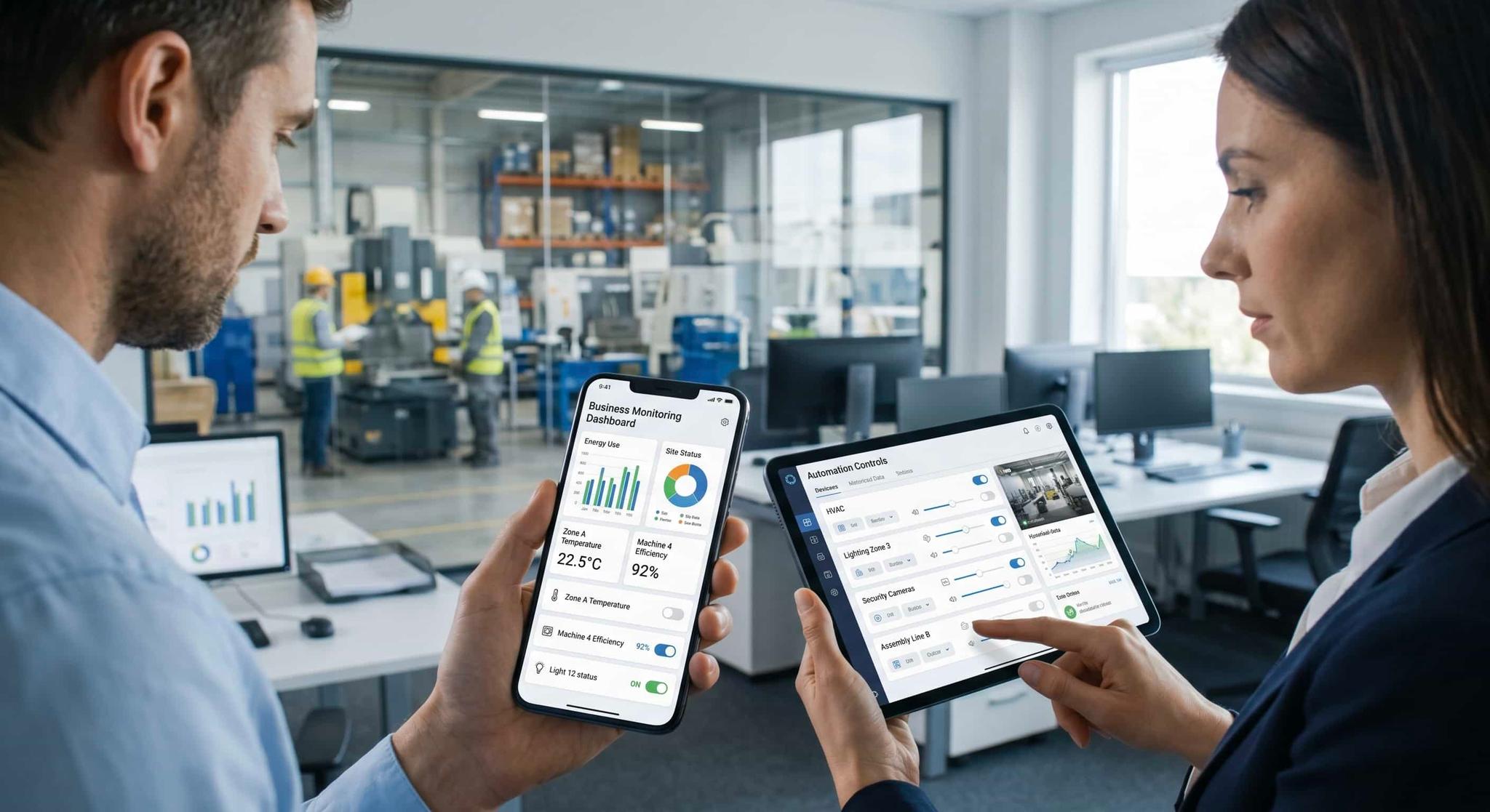 IoT mobile application and device integration in East London