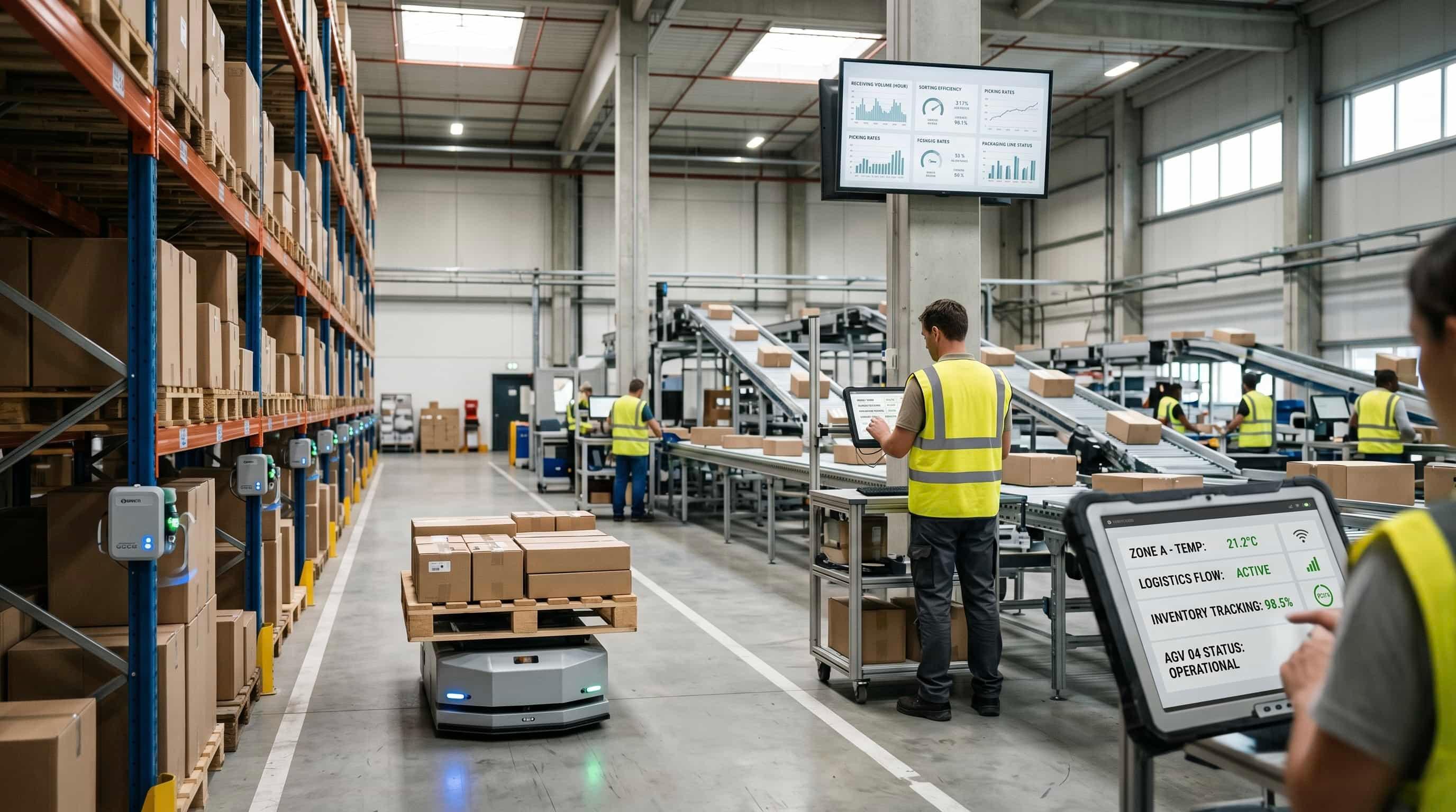 Inefficient manual workflows in East London warehouses