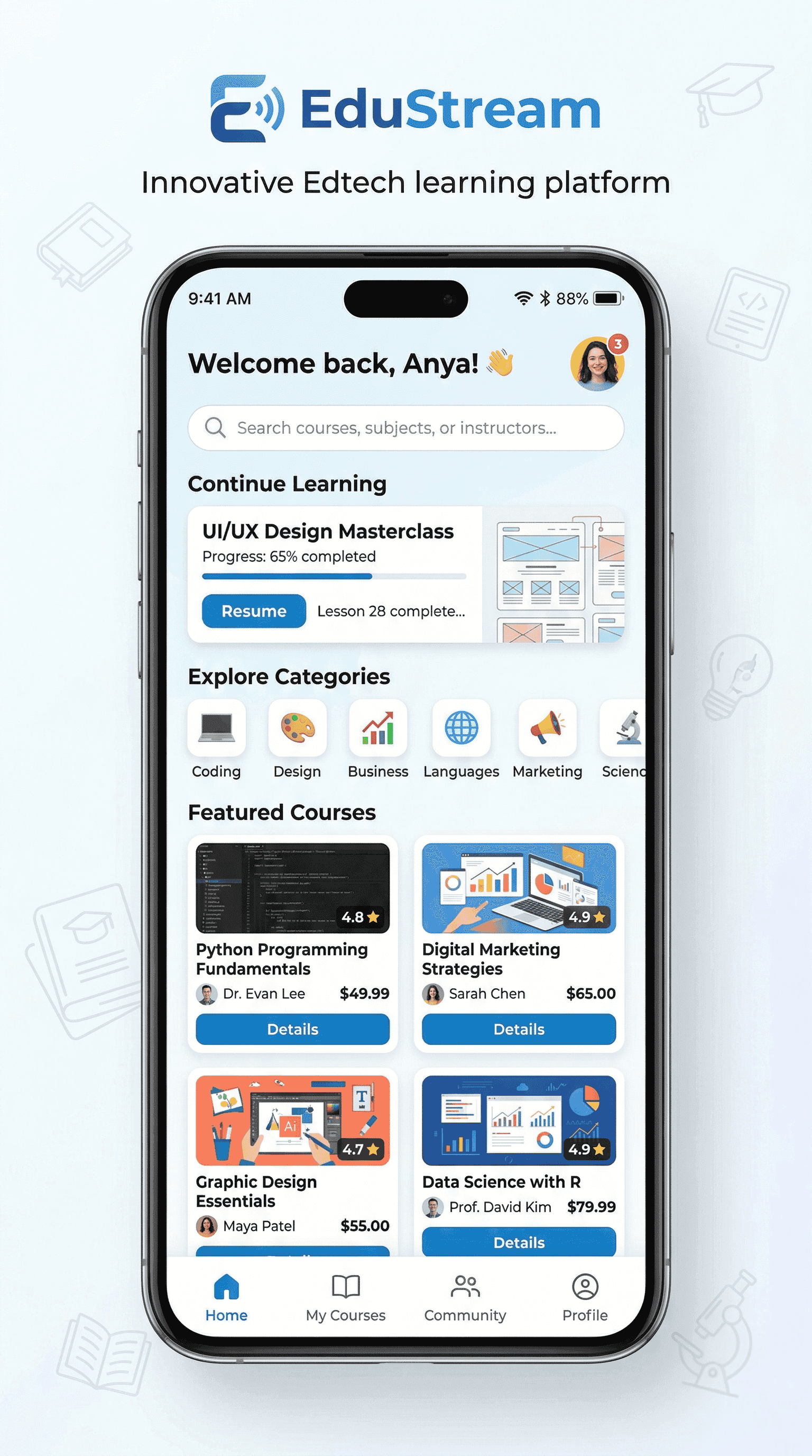 EduStream — Global Learning Management System